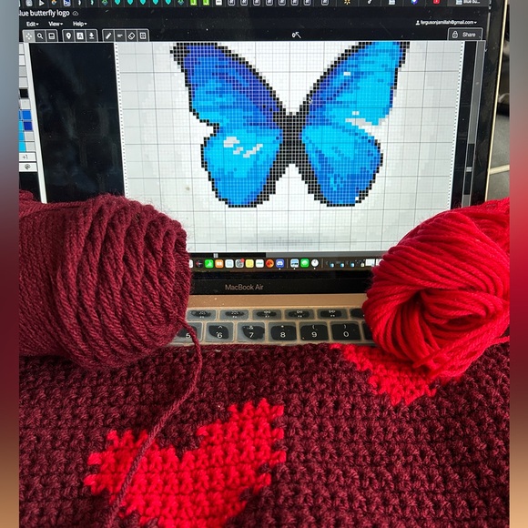 Crochet Tapestry custom 4 Colors of your choice